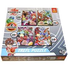 پازل 207 تکه تریفل مدل Mix BAKUGAN 4IN1 Trefl Mix BAKUGAN 4IN1 Toys Puzzle